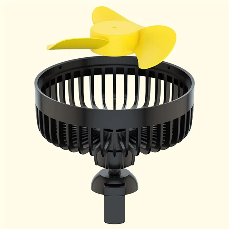 Ventilateur de voiture F22 pour bouche d'aération 3 vitesses réglables Chargement USB Climatiseur Ventilateur mini refroidisseur