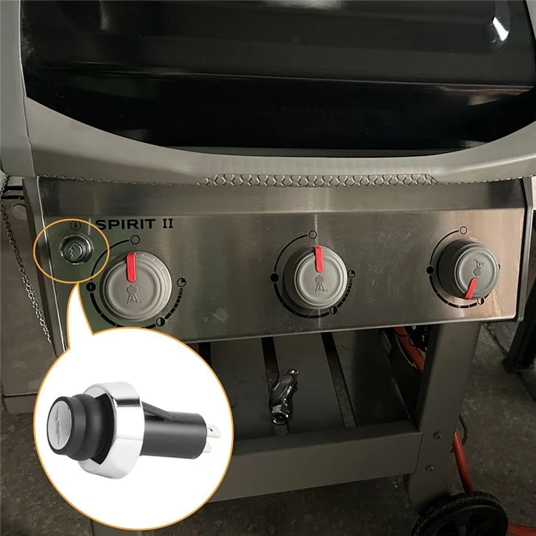 Interruttore di accensione a pulsante di ricambio 66220 per barbecue a gas Weber Spirit E-330 / E-320 / E-315 / E-310 / E-210