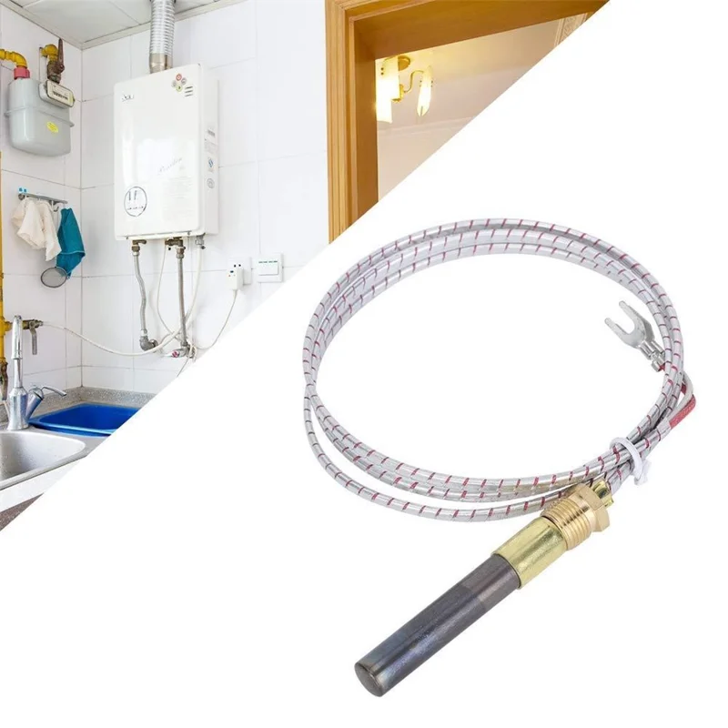 RDD-01 36-inch Thermopile Generator Aluminum-Coated Wire Thermopile for Gas Water Heater / Fireplace / Gas Fryer / Oven