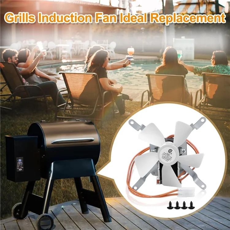 TG-120V-04 Para parrilla de pellets de madera Traeger AC120V 60Hz BBQ Parrilla Ventilador de combustión