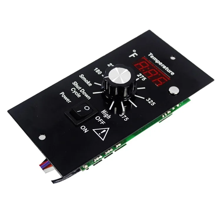 120 v / Contrôleur de Panneau de Commande de Thermostat Numérique à 60Hz Pour Les Accessoires de Grill Fumeurs à Granulés Traeger Wood