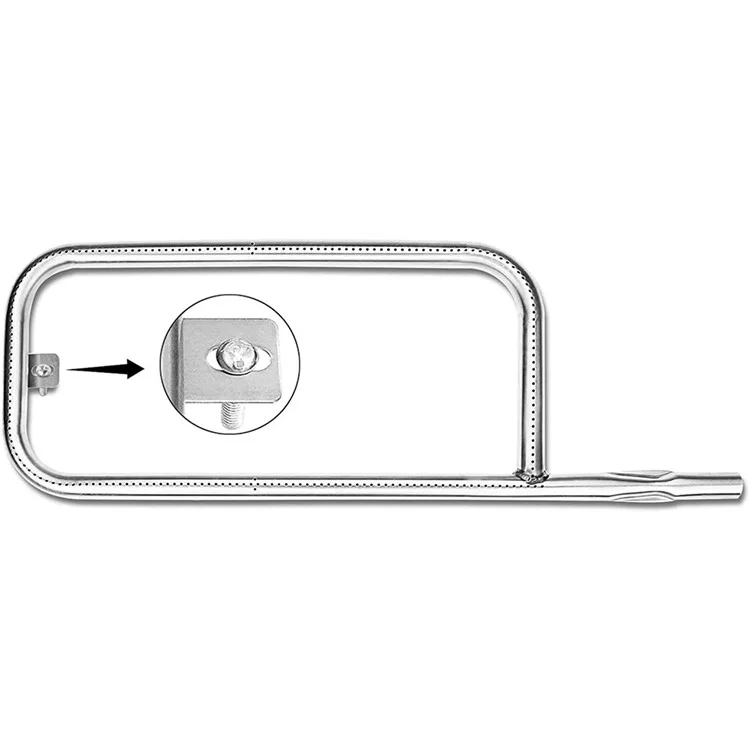 65032 Grill Burner Tube For Weber Q200 / Q220 / Q2000 / Q2200 , 20.5 inch Stainless Steel Burner Pipe Spare Part