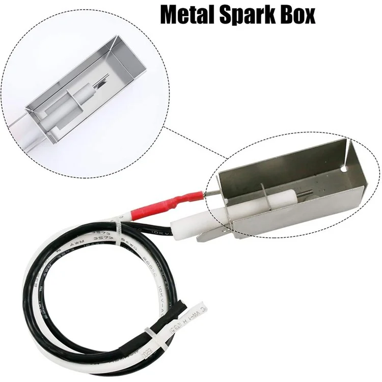 91360 For Weber Spirit E-320 / E-310 and More Gas Grills with Side Control Panel Replacement Igniter Kit (No Battery)