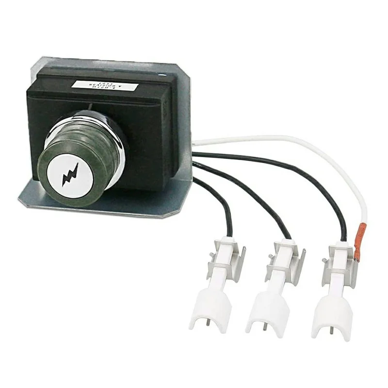 7628 Para Weber Genesis 310 / 320 Série Churrasqueiras a Gás Acendedor Eletrônico e Eletrodos para Painéis de Controle Montados na Parte Frontal