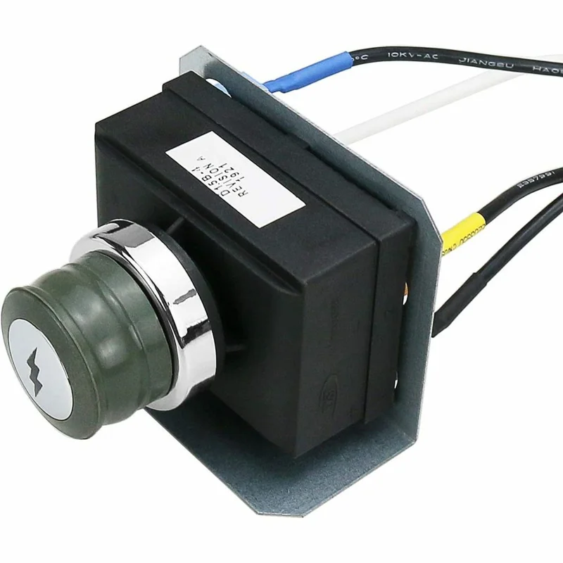 7628 Para Weber Genesis 310 / 320 Série Churrasqueiras a Gás Acendedor Eletrônico e Eletrodos para Painéis de Controle Montados na Parte Frontal