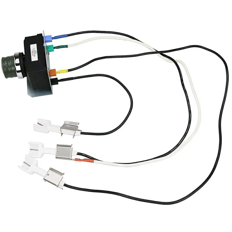 7628 Para Weber Genesis 310 / 320 Série Churrasqueiras a Gás Acendedor Eletrônico e Eletrodos para Painéis de Controle Montados na Parte Frontal