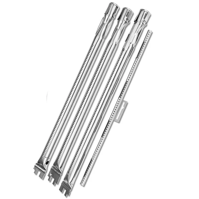69787 Stainless Steel Burner Tubes for Weber Spirit E330  /  E320  /  E310 Grill with Front Controls Replacement Part