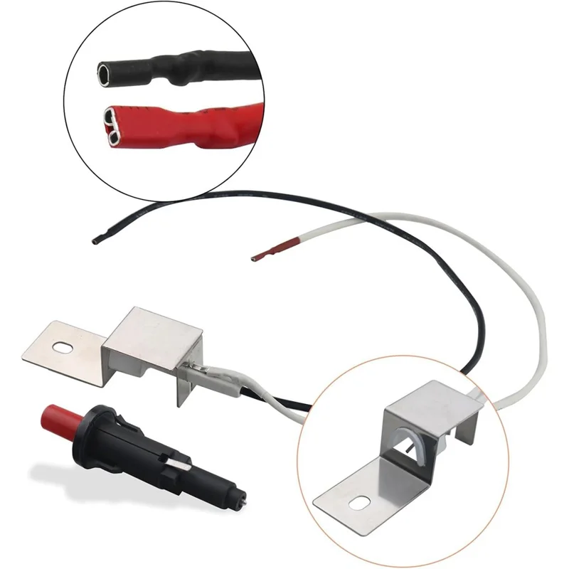 Ensemble de brûleur 60041 + allumeur 80462 pour pièces de rechange de barbecue à gaz en acier inoxydable Weber Q200 / Q220 / Q2000 / Q2200