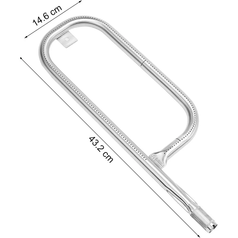 Ensemble de brûleur 60041 + allumeur 80462 pour pièces de rechange de barbecue à gaz en acier inoxydable Weber Q200 / Q220 / Q2000 / Q2200