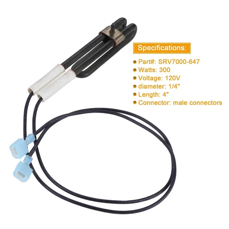 For Quadra-Fire Mt Vernon AE / AE Insert 120V 300W Pellet Stove Loop Igniter Replacement, SRV7000-647
