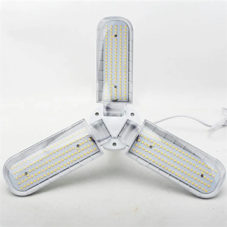 Luz Crescente LED de 40W Espectro Completo Lâmpadas de Crescimento de Plantas com 3 Lâminas Dobráveis