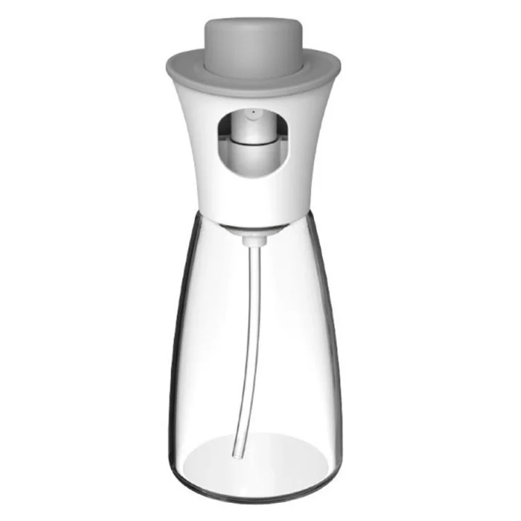 OBA Oil Squeeze Bottle Portable Oil Spray Bottle Oil Dispenser Cooking Kitchen Accessories (150ml) (without FDA Certificate) - White