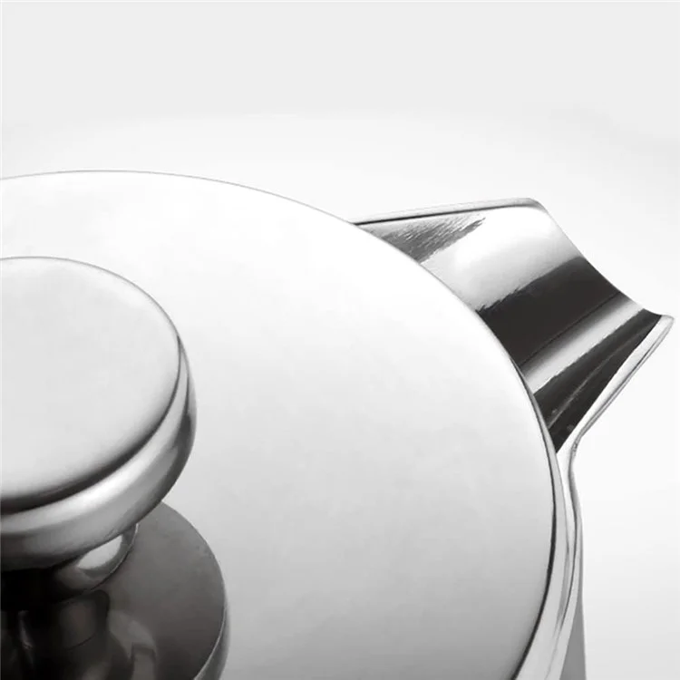 Cafeteira Francesa de Aço Inoxidável com Parede Dupla Isolada de 800 ml (Livre de BPA, Sem FDA) - Cor de Aço