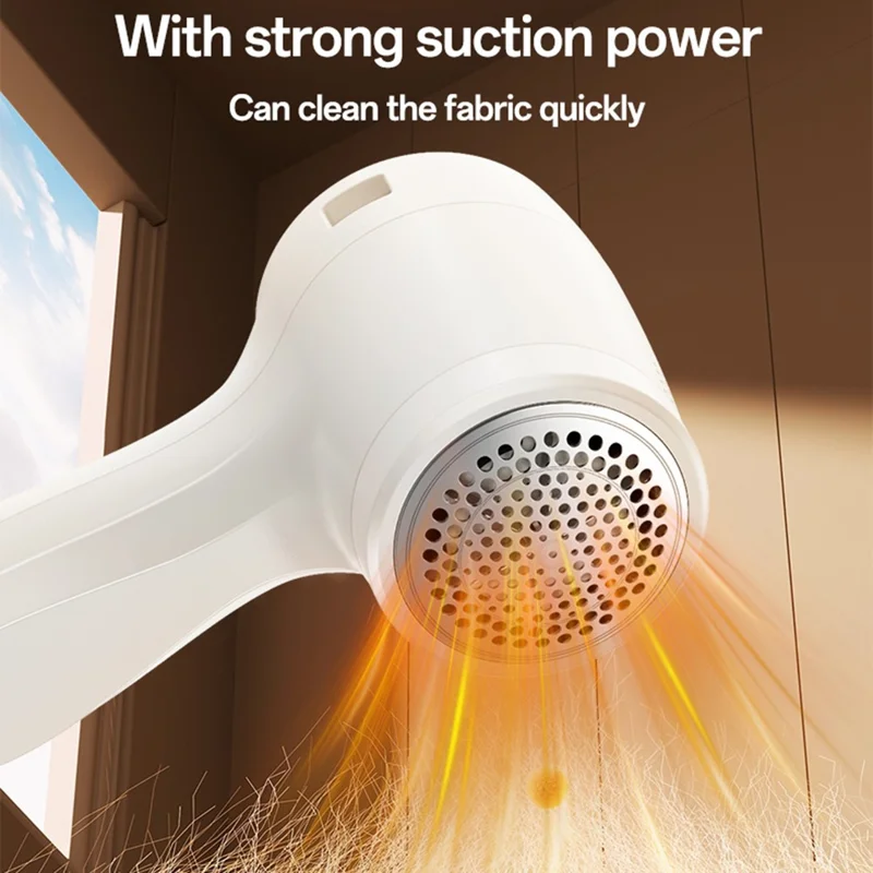 YESIDO EC19 Single Head Clothes Fabric Shaver 3 Gear Settings Electric Lint Remover
