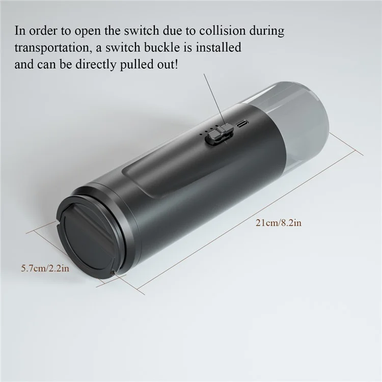 EG-06 100ml Electric Spice Grinder USB Rechargeable Automatic Miller for Peppercorn Salt Seasoning (BPA Free, No FDA)