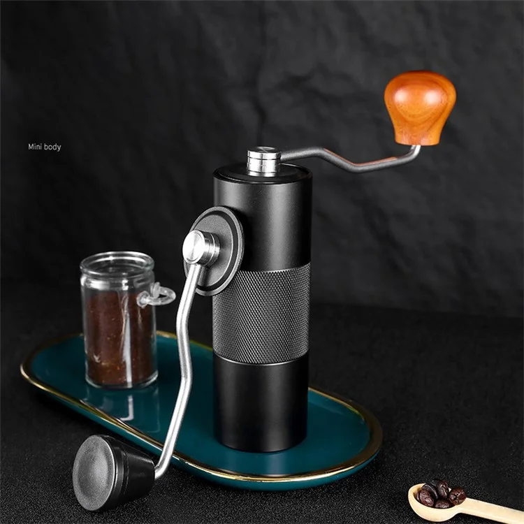 001-ZJ-MJ1 Manual de Café Manual Máquina de Retinhagem de Feijão (BPA Free, Sem FDA) - Cabo de Madeira
