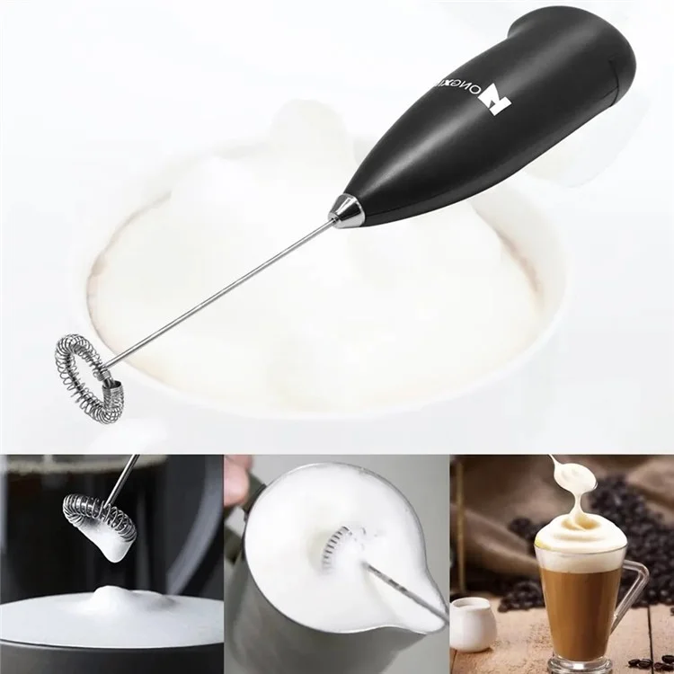 HONGXIN F009 Electric Foam Maker Rechargeable Egg Beater Handheld Milk Frother (No FDA Certification, BPA Free)