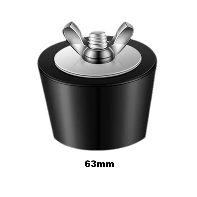 63mm Pool Winterizing Plug Rubber + Stainless Steel Swimming Pool Winter Expansion Plug with Screw