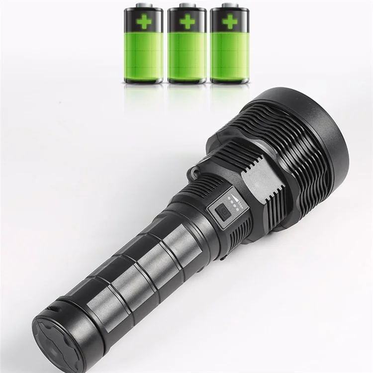 W5101 USB Rechargeable 18650 LED Flashlight Portable Torch Waterproof Spotlight Camping Lantern