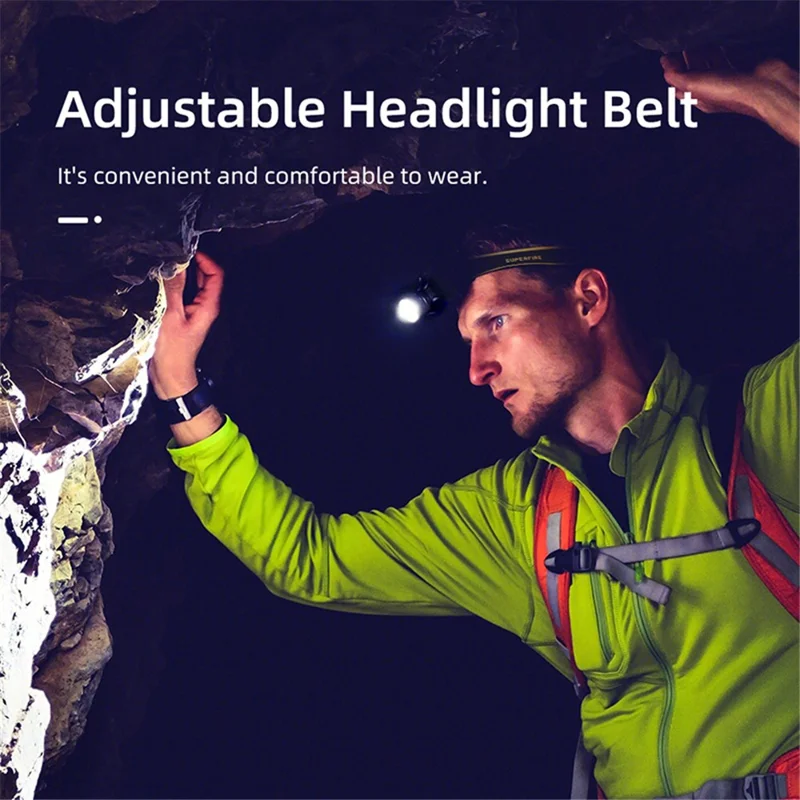 SUPERFIRE HL55 Outdoor 4-Mode Bright LED Headlight Adjustable Angle Waterproof Head Lamp Flashlight