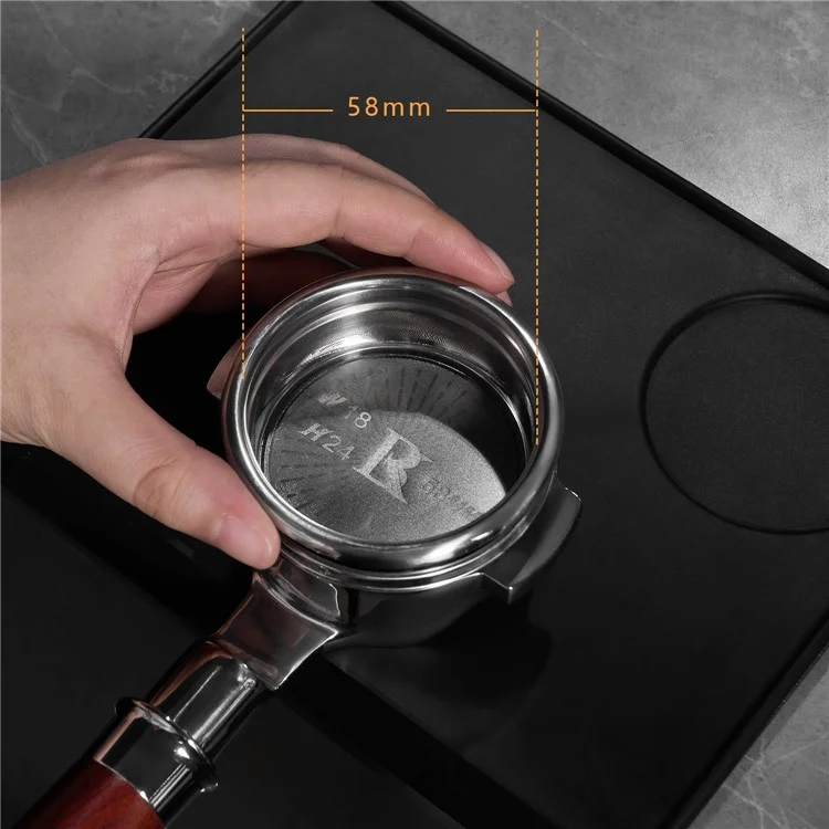 Canastas de filtro de café espresso BANLEE Precisión 58mm Bol de extracción de polvo de máquina de café Mango 24g (SIN certificación FDA)