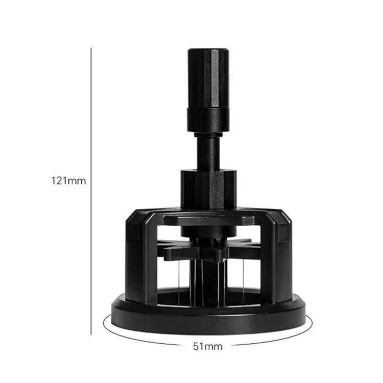 Outil de distribution de café 51 mm Distributeur d'aiguilles à espresso Niveleur rotatif (sans certification FDA)