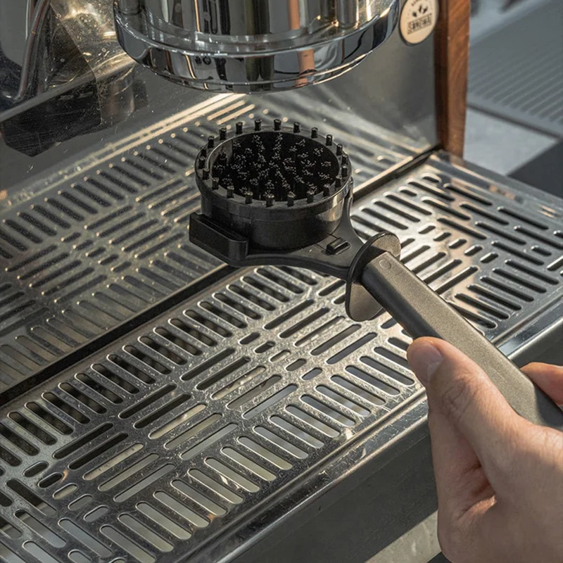 Máquina de Espresso Cepillo de Limpieza 58 mm Cerdas de Nailon Herramienta de Limpieza para Cabezal de Café
