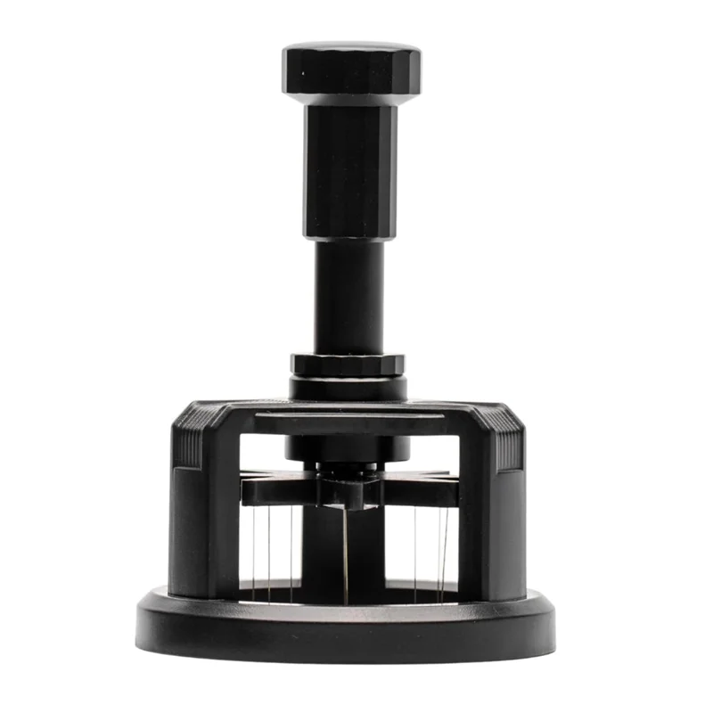 Coffee Distribution Tool Magnetic Base Adjustable Depth Needle Espresso Powder Distributor (BPA-Free, No FDA) - 51mm