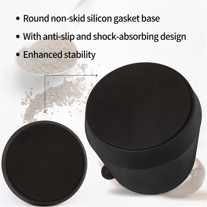 Coffee Knock Box ABS Removable Knock Bar 6.6 Inch Barista Espresso Grounds Container