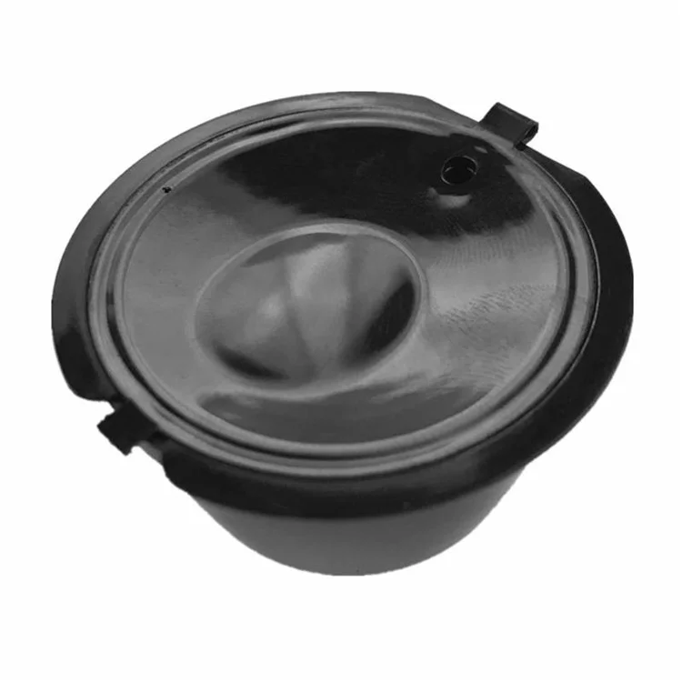 3PCS Coffee Machine Universal Capsule Cup Reusable Cup Coffee Filter BPA-free No FDA Certified Replacement with Spoon for Dolce Gusto - Sky Blue
