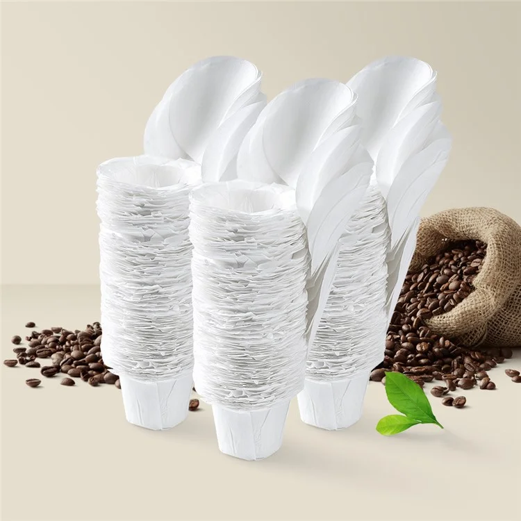 4PCS Reusable K Cup Coffee Filter Pods+ 50PCS Disposable Paper Coffee Filter with Lid for Keurig (No FDA Certification, BPA-free)