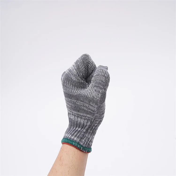 12 Pairs / Pack Nylon Work Safety Gloves Thickened Car Repairing Stretchy Gloves