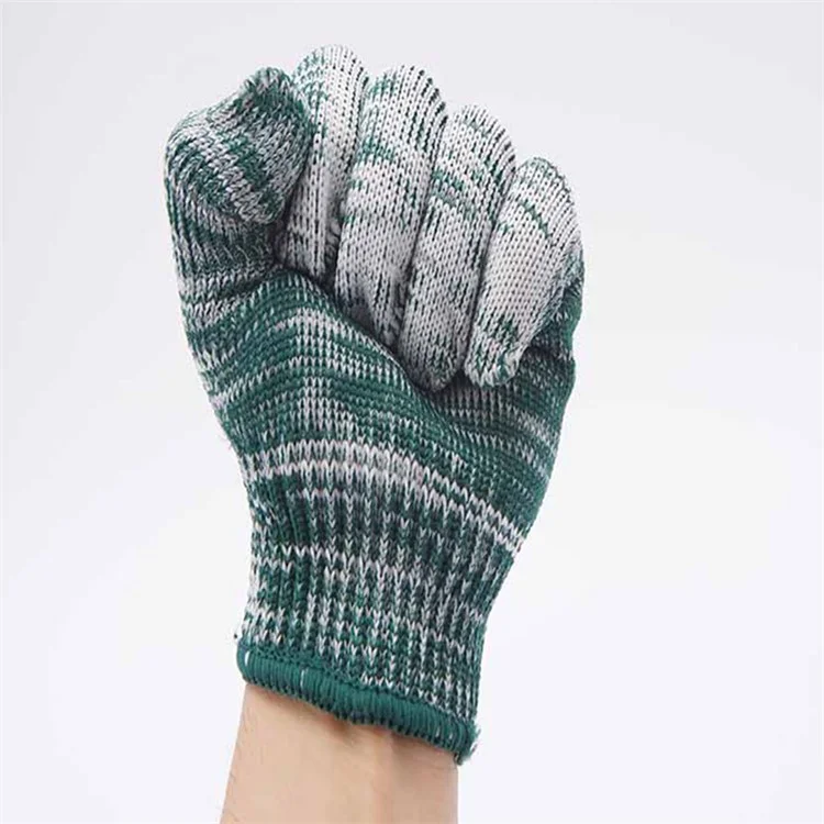 12 Pairs / Pack Thickened Nylon Work Gloves Car Repairing Woven Hand Protectors