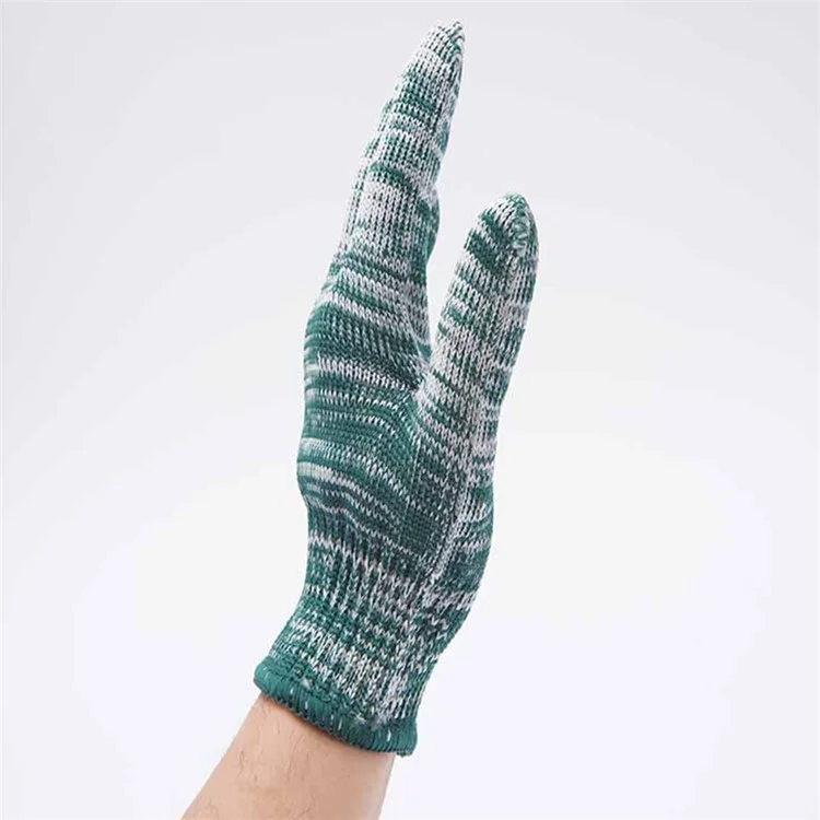 12 Pairs / Pack Thickened Nylon Work Gloves Car Repairing Woven Hand Protectors