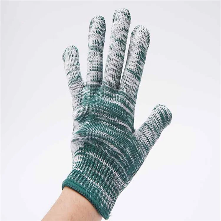 12 Pairs / Pack Thickened Nylon Work Gloves Car Repairing Woven Hand Protectors