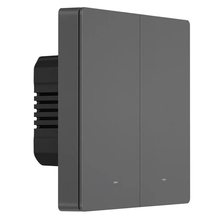 SONOFF M5-2C-86 Interruptor de Pared Inteligente WiFi Interruptor de Luz de 2 Canales Control por Voz Teclas Físicas - Enchufe UE