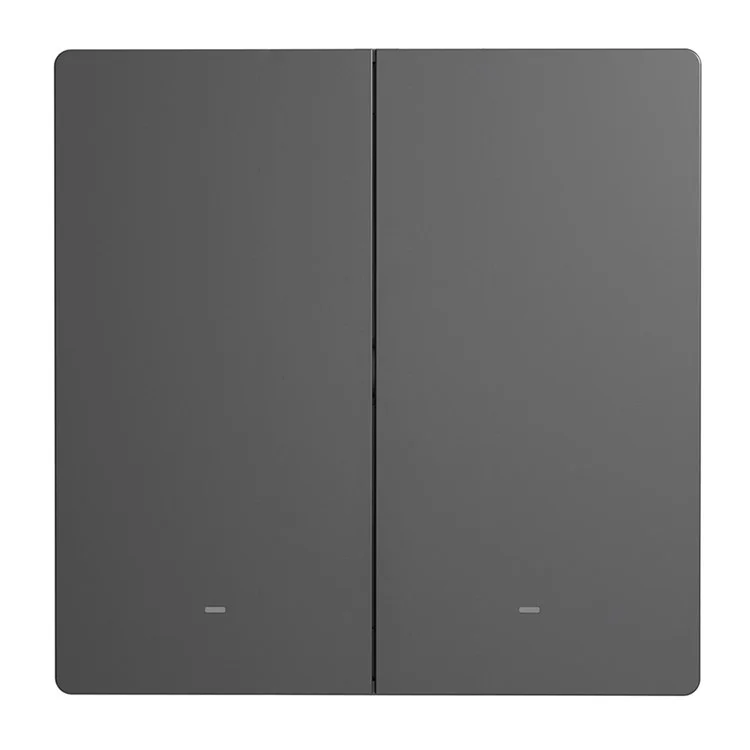 SONOFF M5-2C-86 Interruptor de Pared Inteligente WiFi Interruptor de Luz de 2 Canales Control por Voz Teclas Físicas - Enchufe UE