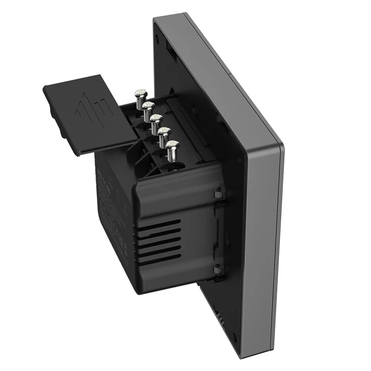 SONOFF M5-2C-86 Interruptor de Pared Inteligente WiFi Interruptor de Luz de 2 Canales Control por Voz Teclas Físicas - Enchufe UE