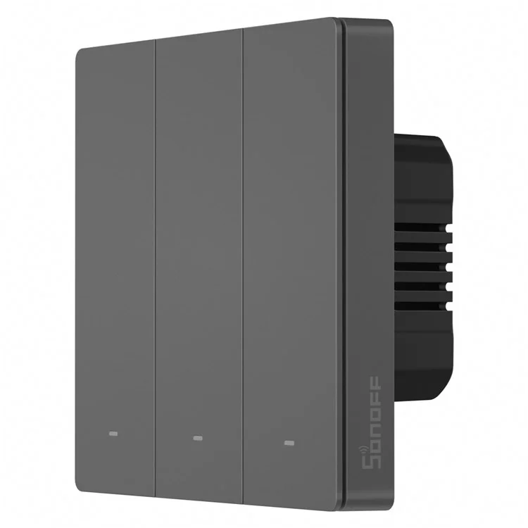 SONOFF M5-3C-86 Smart WiFi Wall Switch Light Switch 3-Gang Bluetooth-compatible 4.2 BLE Smart Home Remote Control Works with Alexa/Google Home/Alice/Siri Shortcuts - UK Plug