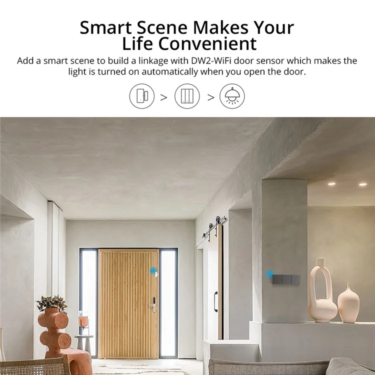 SONOFF M5-3C-86 Smart WiFi Wall Switch Light Switch 3-Gang Bluetooth-compatible 4.2 BLE Smart Home Remote Control Works with Alexa/Google Home/Alice/Siri Shortcuts - UK Plug