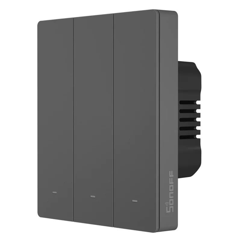 Sonoff M5-3C-80 Smart Wi-fi Wi-fi Swell Switch Беспроводной Выключатель Света 3-й Управление Приложением 3-Gang Отдельный Сенсорный Переключатель - Великобритания