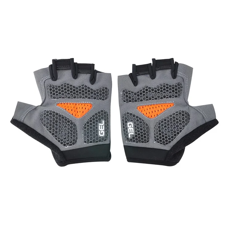 un Par de Guantes de Medio Dedo en Bicicleta de Montaña Motocicleta Para Montar Guantes Todoterreno - Negro/tamaño: M