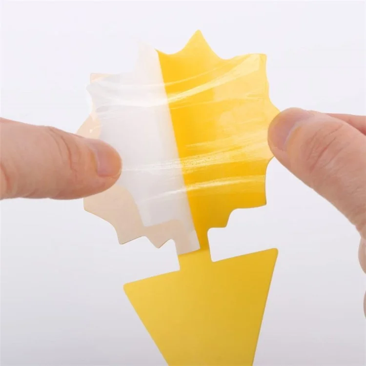 20Pcs For Indoor / Outdoor Plants Double Sided Insect Trap Sticky Board Fruit Fly Catcher - Sun