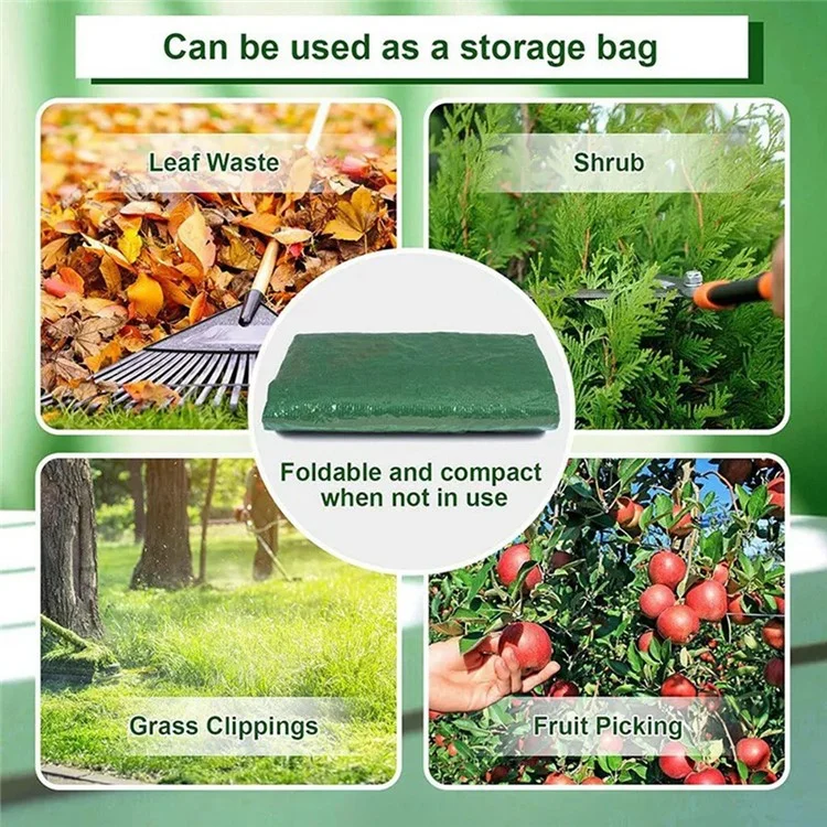 Bolsa Hermética de Compost de 35 x 60 CM con Probióticos para Fermentación y Ventana, para Jardín, Patio y Hojas como Abono Orgánico