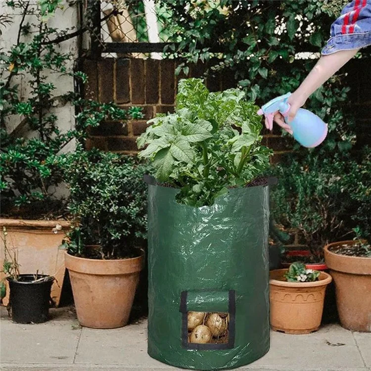 Bolsa Hermética de Compost de 35 x 60 CM con Probióticos para Fermentación y Ventana, para Jardín, Patio y Hojas como Abono Orgánico