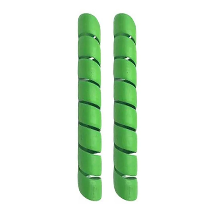 2Pcs Tree Trunk Protector Spiral Wrap Guard Anti Squirrel Mouse Gnawing PC Tree Shield for Outdoor Plant - Green