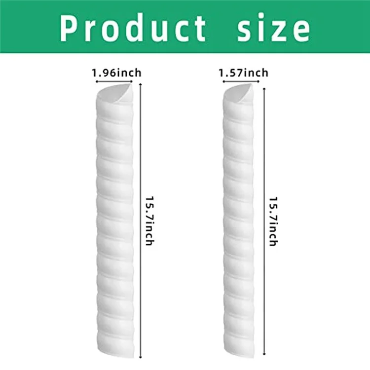 4Pcs Tree Trunk Protector Spiral Wrap Guard Anti Squirrel Mouse Gnawing PC Tree Shield for Outdoor Plant - Green
