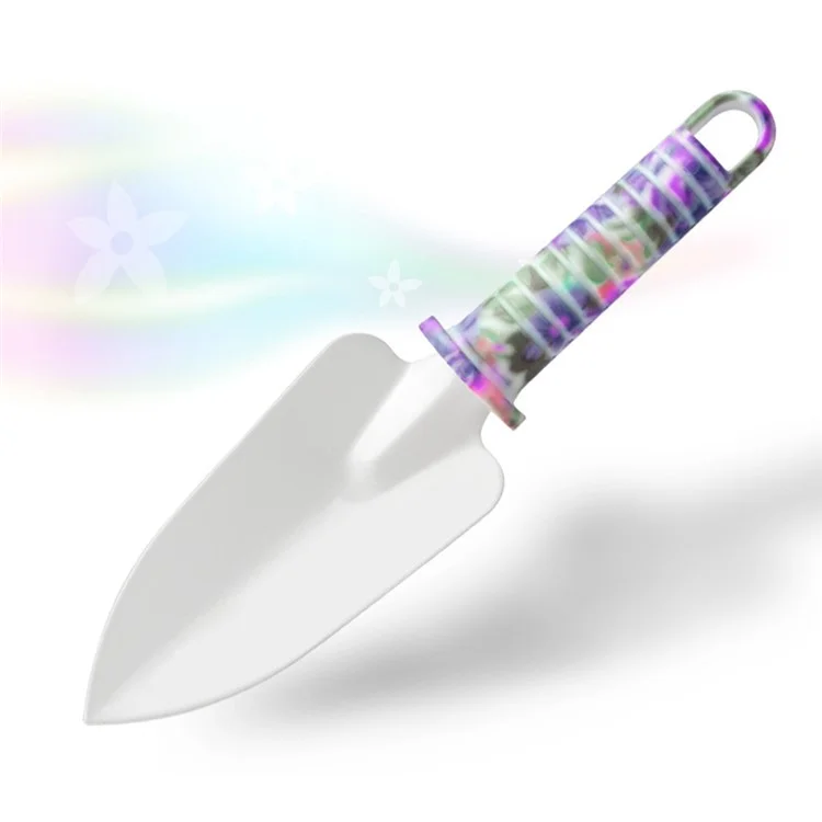 JC-1010 Ensemble de 10 outils de jardinage de style - Pelle, sécateur, arrosoir - Violet