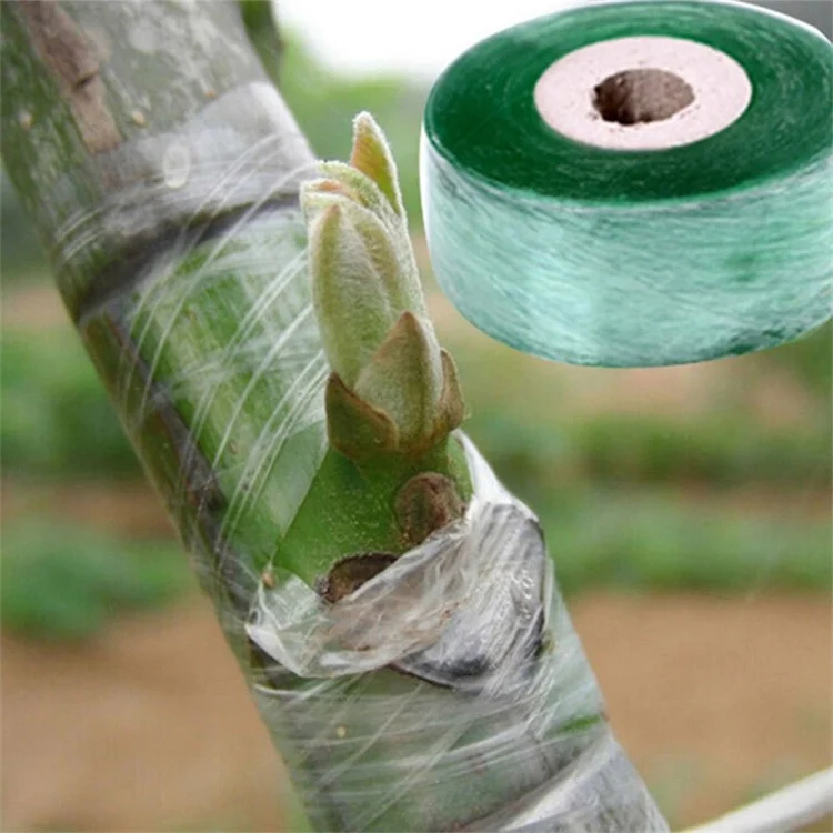 Fita Enxertia 100Mx2CM PE Autoadesiva Membrana Cinta para Jardim Plantas Brotando