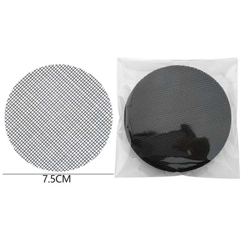 50 szt. siatka dno doniczek, okrągła nieprzepuszczalna podkładka z otworem, uszczelka 7,5 cm średnicy